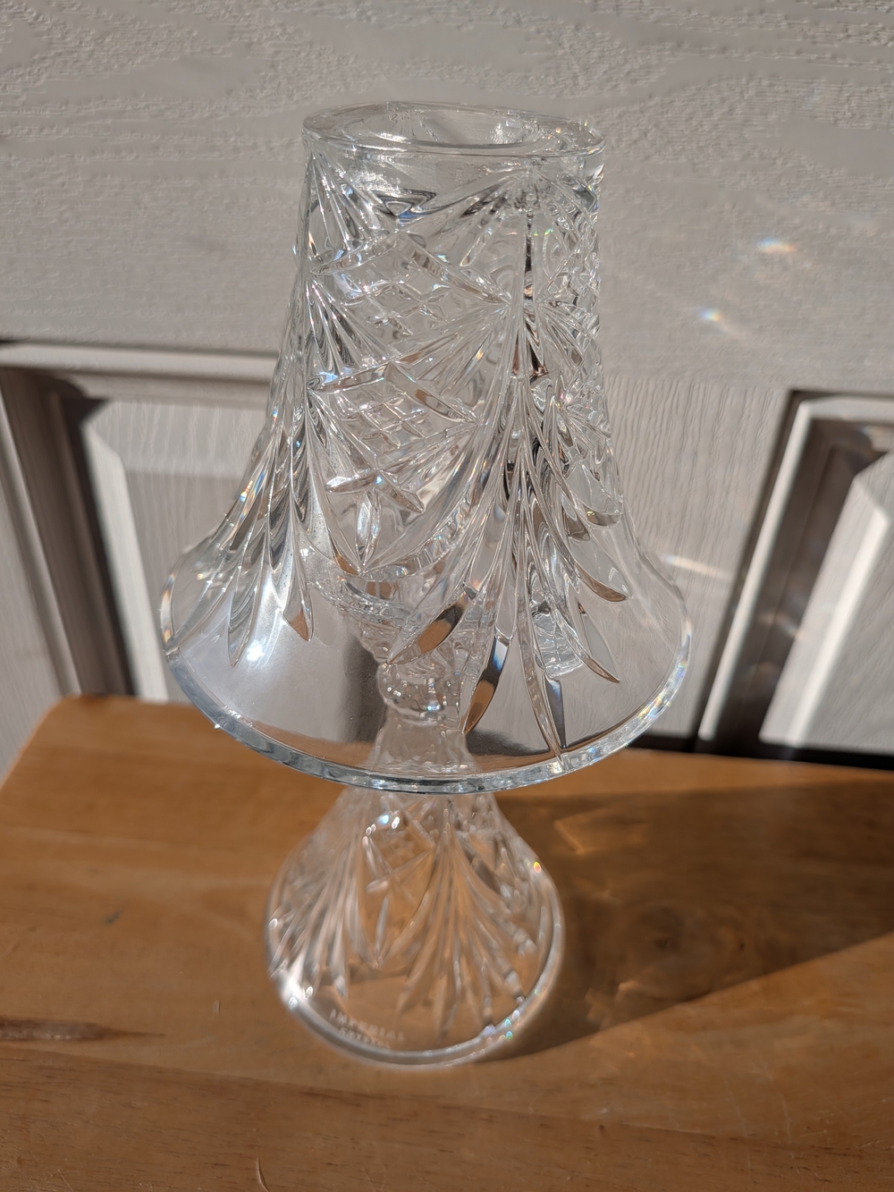 Madeleine Crystal Hurricane Lamp
